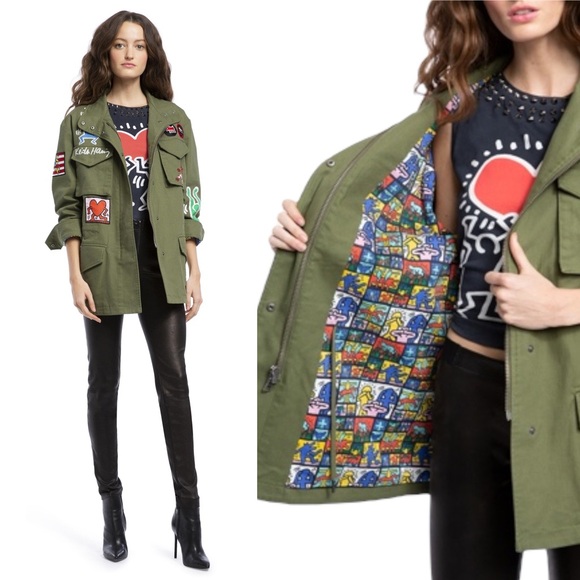 RARE Keith Haring x Alice + Olivia
Limited Edition Russo Parka Size Small - Picture 16 of 16